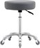 Rolling Stool with Wheels, Heavy Duty 400 lbs Stool for Shop Guitar Lab Tattoo Workbench Medical, Adjustable Swivel Chair (Grey)