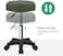 FURWOO Hexagon Rolling Stool Height Adjustable Stool with Wheels for Spa Salon Massage Green