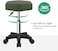 FURWOO Hexagon Rolling Stool Height Adjustable Stool with Wheels for Spa Salon Massage Green