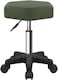 FURWOO Hexagon Rolling Stool Height Adjustable Stool with Wheels for Spa Salon Massage Green
