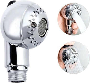 Sink Faucet Sprayer Attachment,Salon Shampoo Bowl Spray Head Spherical Pedicure Chair Sprayer Shower Head Adjustable Hair Washing Handheld Shower Head Salon &amp; Spa Chairs Sprayer Head