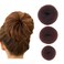 3Pcs Donut Hair Bun Maker Ring Style Bun Maker Set Chignon Hair Doughnut Shape Hair Styling Tool for Women Girls Large+Middle+Small)
