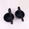 lasenersm 4 Pieces Rubber Facial Mask Mixing Bowl With Plastic Spatula Facemask Bowl Mud Mask Mixing Bowl DIY Skin Care Mixing Tool Kit for Lady Women Home Beauty Salon Use, Black
