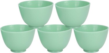 5 Pieces Silicone Bowl Facial Mask Mixing Bowl DIY Face Mask Bowl for Home Use Facial Mask Mud Mask and Other Skincare Products