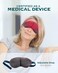 Heated Eye Mask for Dry Eyes - Warm Eye Compress &amp; Dry Eye Mask - Microwaveable Eye Masks with Elastic Strap - Migraine Mask, Soft Fleece for Tired Eyes, UK Cleaned Wheat, Stye &amp; Blepharitis Treatment