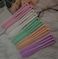 Honkenda 10 Pack Disposable Makeup Mixing Spatula Spoon Scraper, Reusable Cosmetic Beauty Facial Cream Scoop for Face Mask Stick DIY Lotions Applicator (Colorful)