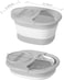 Collapsible Foot Bath Basin, Portable Foot Soak Tub Collapsible Spa Bucket for Soaking Feet with Lid and Massage for Home Soothe Tired Muscles