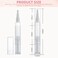 7 Pack Empty Cuticle Oil Pen 5ml Refillable Transparent Twist Pens, Empty Nail Oil Pen with Brush Tip, Eyelash Growth Liquid Tube, Cosmetic Lip Gloss Container for Applicators