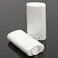 10Pcs 15ml White Empty Plastic Oval Deodorant Containers Lip Balm Tubes for DIY Lip Balm Lipstick Crayon Homemade Aromatherapy
