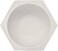 M&Uuml;HLE HEXAGON White Porcelain Shaving Bowl