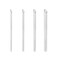 4pcs Piercing Needles Receiving Tubes, Stainless Steel Body Jewelry Piercing Receiver (3mm 4mm 5mm 6mm)