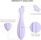 Lafo Facial Massage Roller, Silicone Face Massage Tools,Face Roller Skin Care for Shapes Body &amp; Face Curves, Reduces Tiredness, Self Care Gift for Women Face and Eyes Massage (Purple)