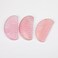 ideayard Gua Sha Comb for Women Head Scalp Massage Tool Hand Made Rose Quartz Comb Polished Round Tooth Point Massager Therapy Tool for Gift