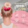 Tennis Scrunchie Set, Girls Tennis Hair Accessories, No Crease Tennis Premium Hair Elastics, Gift for Tennis Players and Teams
