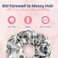 Girls Premium Velvet Tennis Hair Scrunchies - Racket No Crease Scrunchies for Tennis Players and Teens