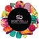 Girls Premium Velvet Tennis Hair Scrunchies - Racket No Crease Scrunchies for Tennis Players and Teens
