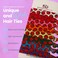 Basketball Ponytail Holders, Elastic No Crease Ribbon Hair Accessories for Girls, Women, and Basketball Team Members