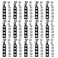 30 Pack Volleyball Bracelets Volleyball Hair Ties Elastic Volleyball No Crease Ribbon Ponytail Holders Volleyball Hair Accessories Volleyball Gifts for Women Girls Player Team(Black, White)