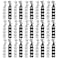 Molain 30 PCS Volleyball Hair Ties Elastic Volleyball Ribbon Ponytail Holders Hair Accessories Volleyball Bracelets for Girls Women Player Party Volleyball Gifts for Team(White+Black)