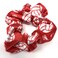Volleyball Scrunchies, Velvet Hair Ties Headband Accessory, Set of 4 Red