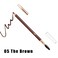 1pcs Eyebrow Pencil Longlasting Waterproof Durable Liner Eyebrow 5 Colors to Choose (5# Brown)