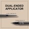 2 in 1 Microblading Eyebrow Pencil Tint 1.5mm Pen Waterproof 24h Long-lasting (3# Dark grey)
