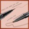 Microblading Eyebrow Pen Brow Pencil Waterproof Eyebrow Pen 2-in-1 Dual-Ended Eyebrow Pencil with 4-Fork Tip &amp; Spoolie Brush for Long-Lasting Hairlike Eyebrow Pen, Light Brown