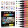 12 Colors Nail Art Pens Set Nail Polish Pens,Quick Drying Nail Art Painting Pens Acrylic Paint Nail Art Markers for Home &amp; Salon DIY