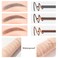 POZILAN - 6 PCS Eyebrow Eyeliner Pencils, Waterproof Eye Brow Pencil, Soft Textured, Easy to Color, Long Lasting, Deeply Pigmented, 0.05Oz (Light Tea,Brown, Gray)