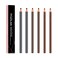 POZILAN - 6 PCS Eyebrow Eyeliner Pencils, Waterproof Eye Brow Pencil, Soft Textured, Easy to Color, Long Lasting, Deeply Pigmented, 0.05Oz (Light Tea,Brown, Gray)