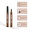 5PCS Magic Eyebrow Pencil, Microblading Eyebrow Pencil Contouring Pen, 4 Tipped Precise Brow Pen, Fine Stroke Microblading Eyebrow Pencil Natural