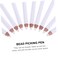 30pcs Absorb White Pencil Pick up Pencil Dotting Tool Bead Picking Pen Nail Whitening Pen Gems Picking Pen Gems Picking Tool Rhinestone Picker White Nail Pencil Wood Pen
