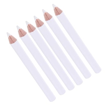 30pcs Absorb White Pencil Pick up Pencil Dotting Tool Bead Picking Pen Nail Whitening Pen Gems Picking Pen Gems Picking Tool Rhinestone Picker White Nail Pencil Wood Pen