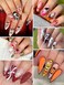 EBANKU 12 Colors Nail Art Pens Set, 3D 0.7MM Nail Polish Pens Quick-Drying Nail Art Acrylic Paint Nail Point Dotting Liner Pen Tools for Home &amp; Salon Nail DIY