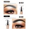 Eyebrow Pencil,Waterproof Brow Pen with Micro-Fork Tip,Smudgeproof Long Lasting Fine Sketch Microblading Pen，Natural Looking Eye Makeup Eyebrow Pen-03#Grey color