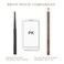 Waterproof Eye-Brow Pen-cil Set, Pull Cord Peel-off Eyebrow Pencil Microblading Eyebrow Pen Supplies Kit, White Eye-Liner Pencil and Eyebrow Tool Tattoo Makeup (6+1 Brown+Dark Brown+Light Brown)
