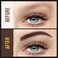Eyebrow Pen, Soleira Waterproof Eyebrow Pencil with 4 Tip Microblading Eyebrow Pen and Dual-ended Eyebrow Brush, for Natural-Looking Brows, Long-Lasting, Dark Brown