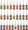 Solong Tattoo Ink Set 28 Colors Pigment Kit 1/6oz (5ml) Tattoo Supply Ink for Tattoo Kit TI1001-5-28