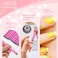 Nail Art Stamp Pen Set, Flower Nail Stamper Pens, Nail Stamping Plate, DIY Nail Art Tools for Women &amp; Girls (10pcs Set)