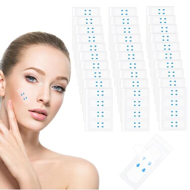 Face Lift Tape, 120 Pcs Invisible Face Lift Tape, Instant Neck Lift Tape for Double Chin, Anti Wrinkle Patches Invisible Makeup Tape Instant Face Lift Neck Tape for Double Chin and Eye Wrinkles