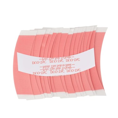 36pcs Wig Tape, Waterproof Double Sided Wig Adhesive Tape Lace Front Wig Tape Invisible Wig Lace Tapes for Fixing Wigs Toupee Hairpiece(Red)