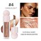 MEICOLY Liquid Highlighter,Long Lasting Liquid Luminizer Shimmer Stick,Waterproof Smooth Highlight Face Illuminator,Silky Natural Glow Makeup Sparkly Highlighters for Face,04 Transcend