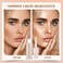 Liquid Highlighter Natural Glow For Face &amp; Body, Waterproof Moisturizing Light Liquid Luminizer For Long Lasting Shimmer, Contour Highlighter Stick Easy to Apply with Cushion Applicator