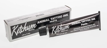 Ketchum Animal Tattoo Ink - Black Paste 5oz.