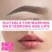 Brow Mapping Pen, 3 Colors Eyebrow Lip Positioning Pen, Brow Gel Pen for Brow Mapping, Microblading Eyebrow Marker Pen, Eyebrow Permanent Makeup Position Mapping Mark Tools