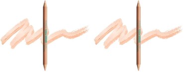 NYX PROFESSIONAL MAKEUP Wonder Pencil, Multi-Use Micro Highlighter &amp; Concealer Stick - Medium Peach (Pack of 2)