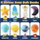 Space Bath Bombs for Kids with Surprise Inside, 8 Pack Kids Galaxy Bath Bombs with Space Toys for Toddler Boys Girls Handemade Rainbow Bubble Bath Fizzies Birthday Christmas Gift Set