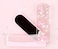 SanrioFriends Foldable Hairbrush and Mirror - Officially Licensed (MelodyPink)