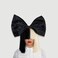 OFFICIALLY LICENSED Sia Costume cosplay Wig Half Blonde Black Bob Wig &amp; Bow