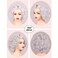 ColorGround Old Lady Granny Silver White Curly Wig 100 Days of School (Silver White Curly)